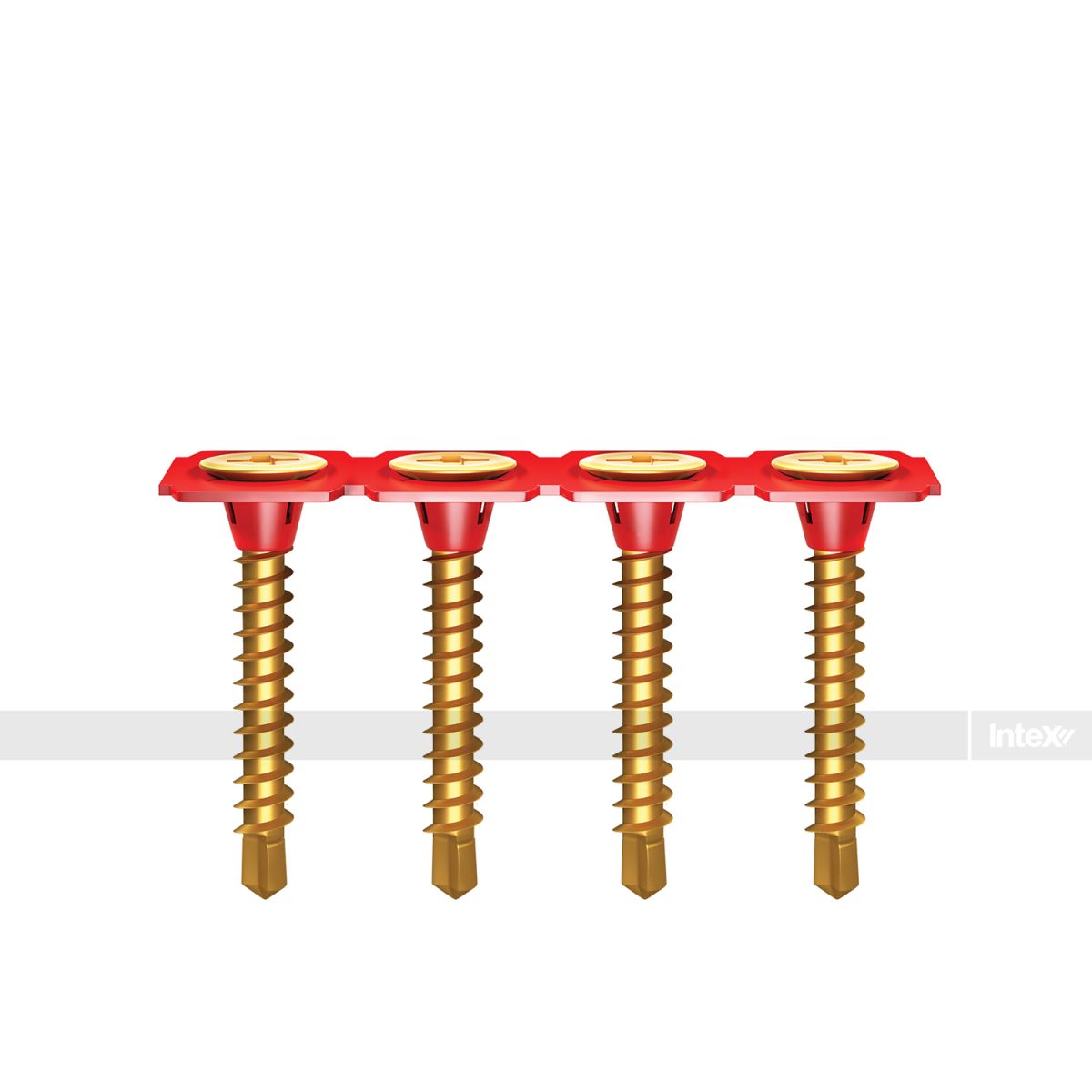 Intex 0.8 - 2.3mm Thick Metal Collated Screws
